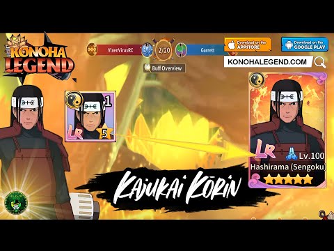 Konoha Legend New LR arrived! Limited Rare Hashirama(Sengoku) Skill Animation Demo android/iOS