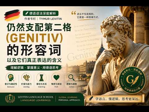 Adjectives That Still Govern the Genitive — and What They Really Mean | Video Lesson for Chinese Speakers