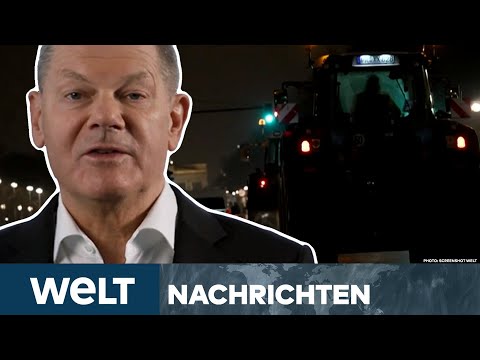 Video Thumbnail: DEUTSCHLAND: Bauern-Protest! Jetzt äußert sich Kanzler Scholz - und warnt eindringlich | WELT Stream