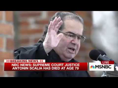 BREAKING: Supreme Court Justice Antonin Scalia has died Now this is a great lose