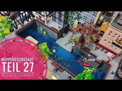 Noppensteinstadt - Teil 27 Die Schatzkammer am Kanal // BlueBrixx Lego