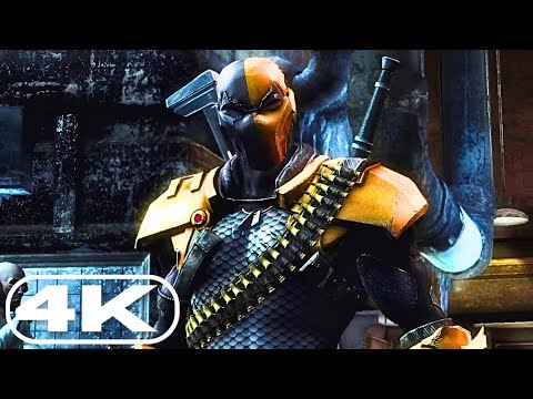 Batman VS Deathstroke Fight Scene | Injustice: Gods Among Us (4K)