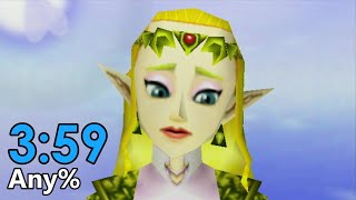 【RTA】ゼルダの伝説 時のオカリナ Any% 3:59.300