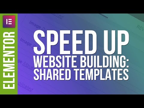 Faster Website Design Shared Templates