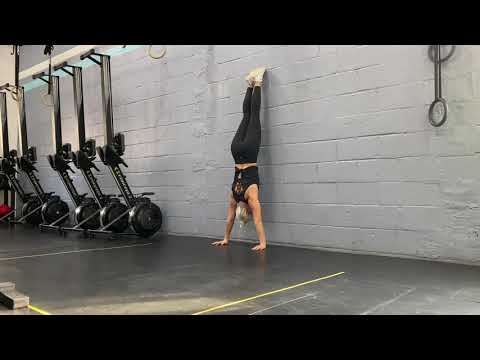 Wall Walk into Handstand