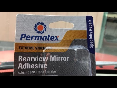 Rearview mirror repair Permatex Rear view adhesive