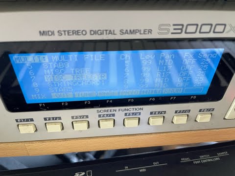 Progress on the Atari ST and Akai S3000lxl jungle track