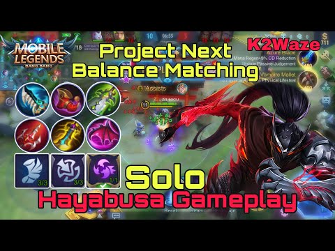 Project Next New Look Items - Balance Matching - Solo Mythic Rank Hayabusa Gameplay