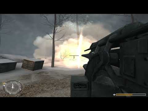 Call of Duty 1 (2003) Veteran No Deaths Gameplay Walkthrough - Part 24: Festung Recogne
