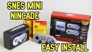 SNES Classic Edition Nincade Install - Completely Wireless Bluetooth No Dongles!
