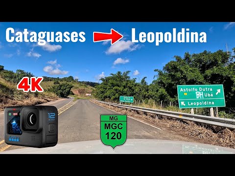 De Cataguases (MG), até Leopoldina, em tempo real. 