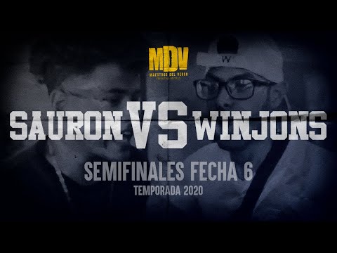 SAURON VS WINJONS - Semifinales Fecha 6 (Temporada 2020) - Maestros Del Verso