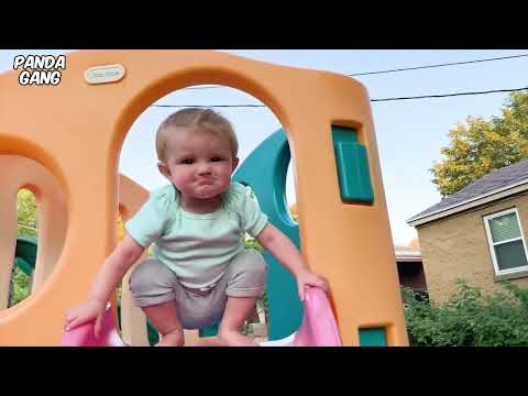 Funny Babies Playing Slide Fails - Cute Baby Videos 2024