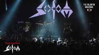 SODOM - Tired And Red. 13/10/2018 Moscow. RED Club