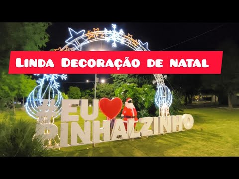 Pinhalzinho Santa Catarina decorada para o natal 🎄