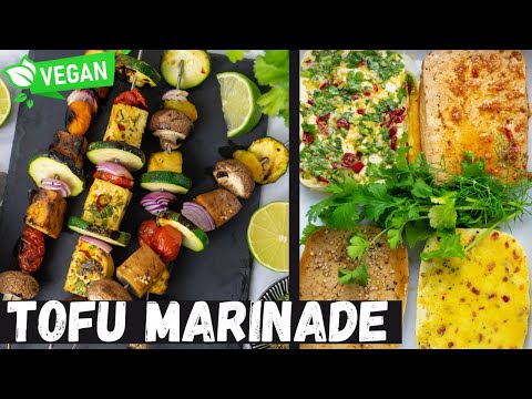 Tofu marinieren - 4 leckere Tofu Marinaden -Tofu richtig zubereiten