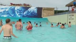 preview picture of video 'Wisconsin Dells Mt Olmpus Water Park Wave Pool Poseidon's Rage'