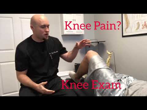 Knee Pain? Knee Exam