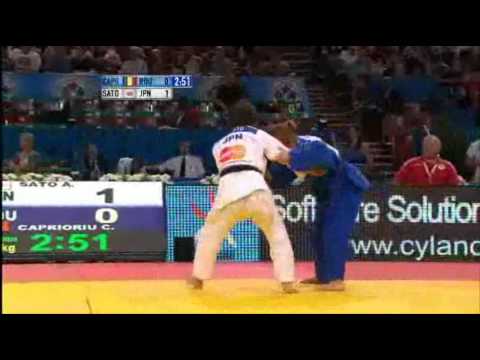 JUDO 2011 World Championships: Corina Caprioriu (ROU) - Aiko Sato (JPN)