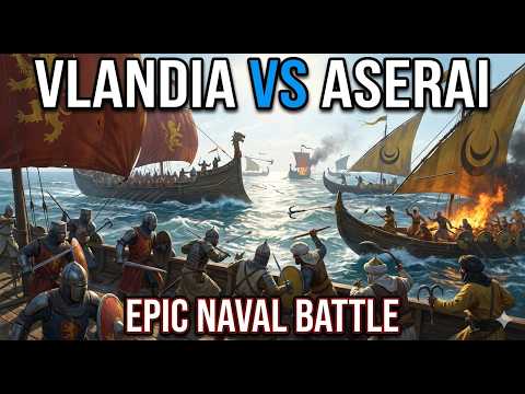 Vlandia vs. Aserai: Epic Naval Battle! | War at Sea in Mount & Blade II: Bannerlord