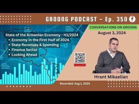 Hrant Mikaelian - State of the Armenian Economy in the First Half of 2024 | Ep 350, Aug 3, 2024
