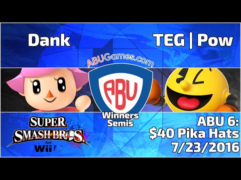 ABU Monthly 6: Dank (Villager) vs. TEG | Pow (Pacman) - Smash 4 Winners Semis