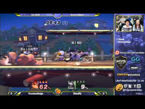 PM@Evo 2015: Thunderreigns (DK) vs Stauffy (Lucario) Losers