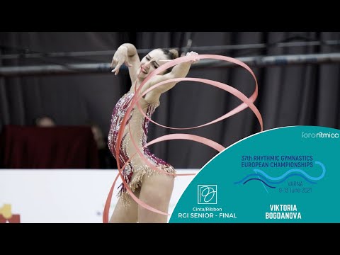 Viktoria Bogdanova (cinta / ribbon) - Final Individual European Championship Varna 2021