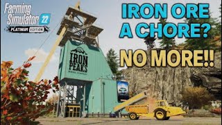 FS22 | IRON ORE A CHORE? NO MORE!! TIPS, TRICKS & HACKS! | PLATINUM EXPANSION | INFO SHARING PS5.