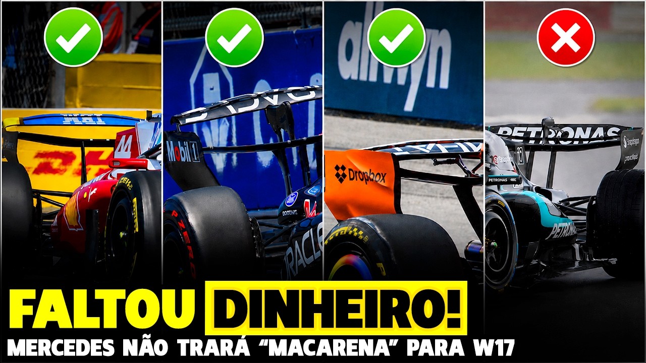 FERRARI CHEIA DE MELHORIAS E MERCEDES PISA NO FREIO POR FALTA DE DINHEIRO + PEREZ  | FÓRMULA 1
