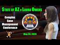 State Of AZ V Laura Owens Complex Case Management Conference CR 2025 007905 001 May 20 2026