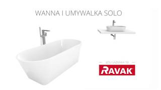 Wanna i umywalka Solo - RAVAK