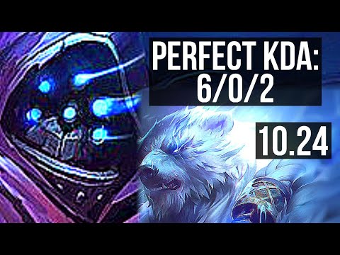 JAX vs VOLIBEAR (TOP) | 6/0/2, 1500+ games, Dominating | KR Diamond | v10.24