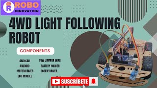 ROBOINNOVATION Light Follower Robot DIY KIT How to make Light Follower  Robot