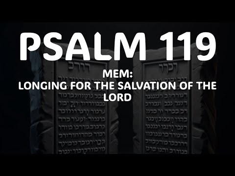 Psalm 119:97-104 - Mem: The Blessings of Mediating on His Word