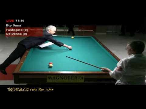 DE DONNO vs FUSTEGATO - 5^PROVA BILIARDO BTP 2016 SANT'ANTONINO di SUSA