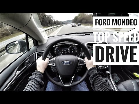 Ford Mondeo Turnier 2.0 TDCI (2017) - POV on german Autobahn - Top Speed Drive