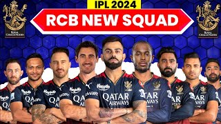 IPL 2024 - Royal Challengers Bangalore (RCB) New Squad | RCB New Squad 2024 | RCB New Players 2024