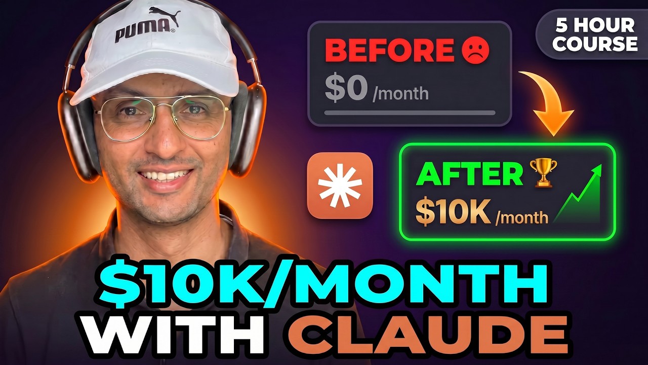 How I Make $10k pm with Claude - 5 Hour Course