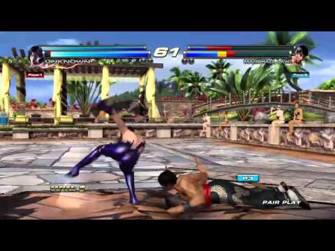 Tekken TT2: Unknown & Kunimitsu Vs  Alisa & Law Pt.11