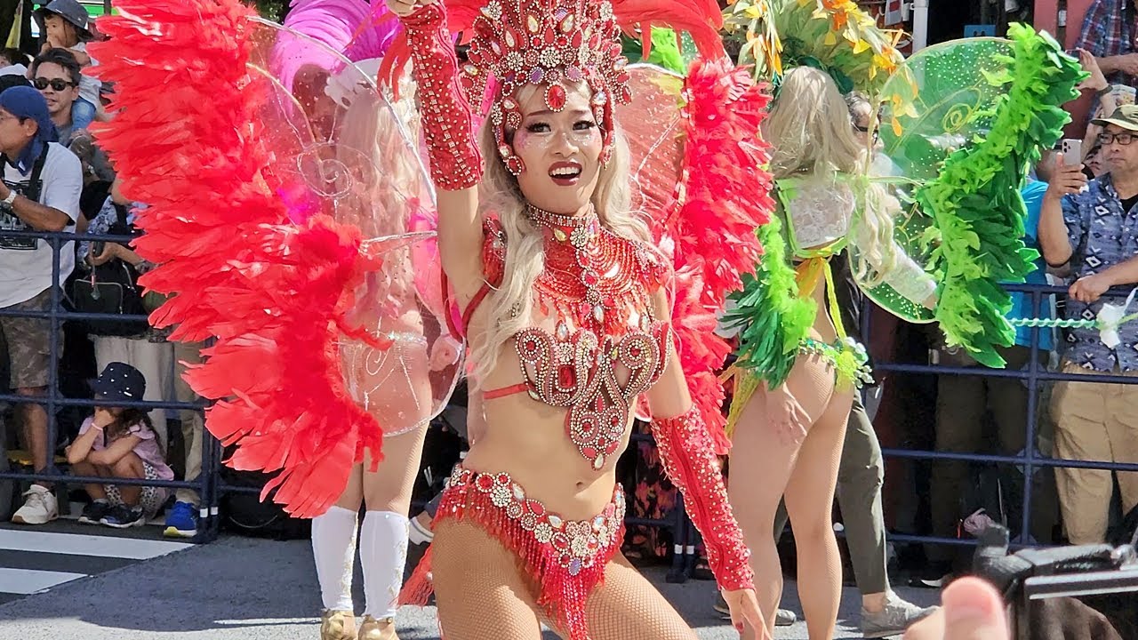 浅草サンバカーニバル2024 ICUラムズ 国際基督教大学の女子大生が可愛い