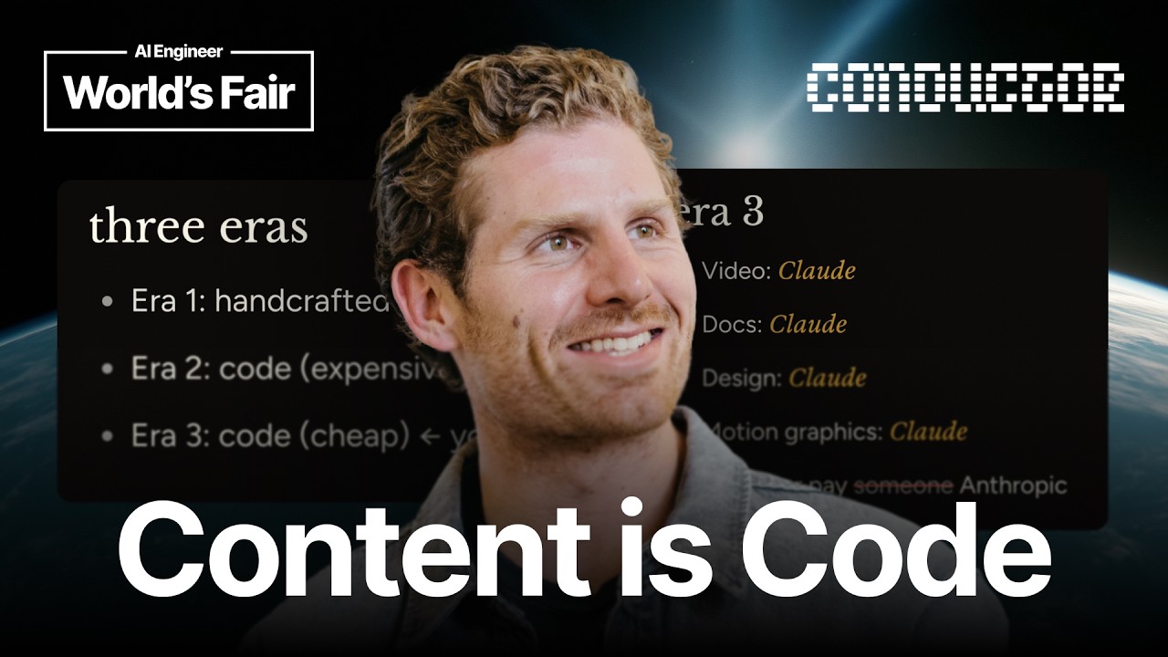 Content is Code: How AI is Shifting Creation Left - AI Engineer