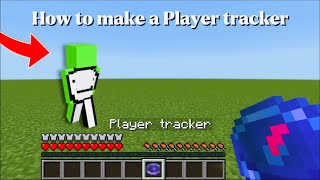 How To Make a Player Tracker in Minecraft Bedrock 1.18 | Dream Minecraft Manhunt