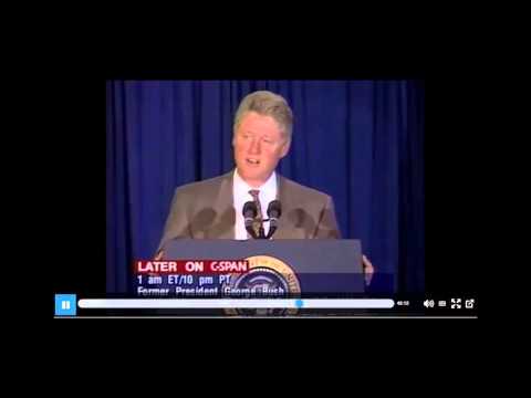 Bill Monroe Receiving National Medal of Arts - 1995