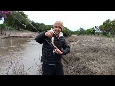 PESCA CON IAN. PIRANÉ, FORMOSA, ARGENTINA, RIACHO MONTE LINDO 10 08 26
