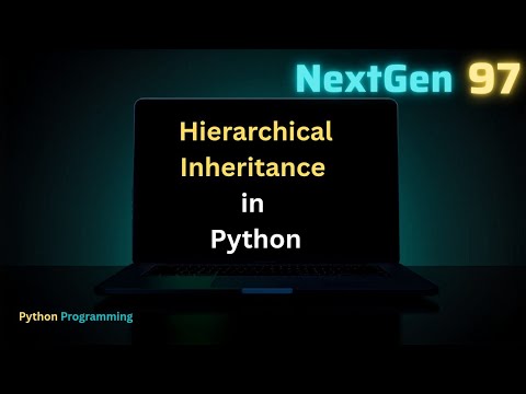 Hierarchical Inheritance In Python Explained Python Oop Tutorial For Beginners Nextgen97