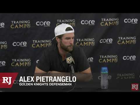 Knights defenseman Alex Pietrangelo speaks live