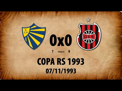 E.C.Pelotas 0x0 G.E.Brasil - Copa RS 1993 - Vitória nos pênaltis