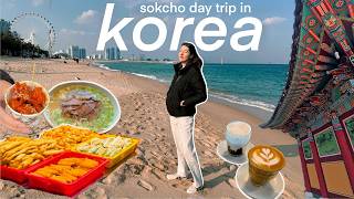 SOKCHO, korea 🇰🇷 1-day travel guide | street food market, cafes, best beach & sights
