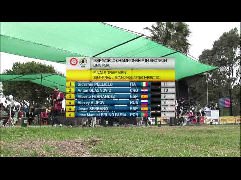 Men's Trap final round - Lima 2013 ISSF World Championship